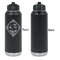 Bandera Region 9 Rally Laser Engraved Water Bottles - Front Engraving - Front & Back View