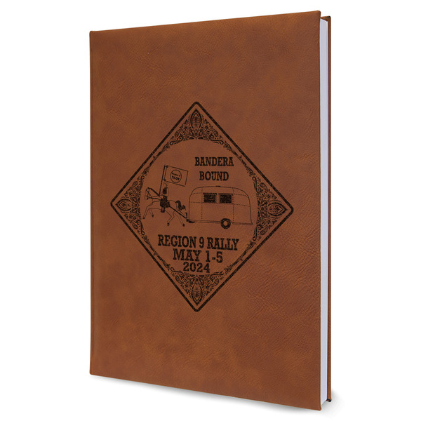 Custom Bandera Region 9 Rally Leather Sketchbook - Large - Single-Sided