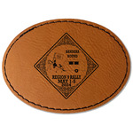 Bandera Region 9 Rally Faux Leather Iron On Patch - Oval