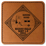 Bandera Region 9 Rally Faux Leather Iron On Patch - Square