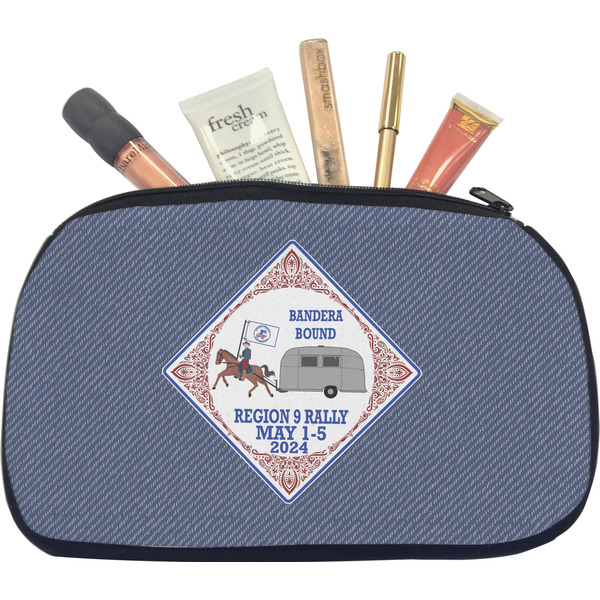 Custom Bandera Region 9 Rally Makeup / Cosmetic Bag - Medium