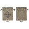 Bandera Region 9 Rally Medium Burlap Gift Bag - Front Approval