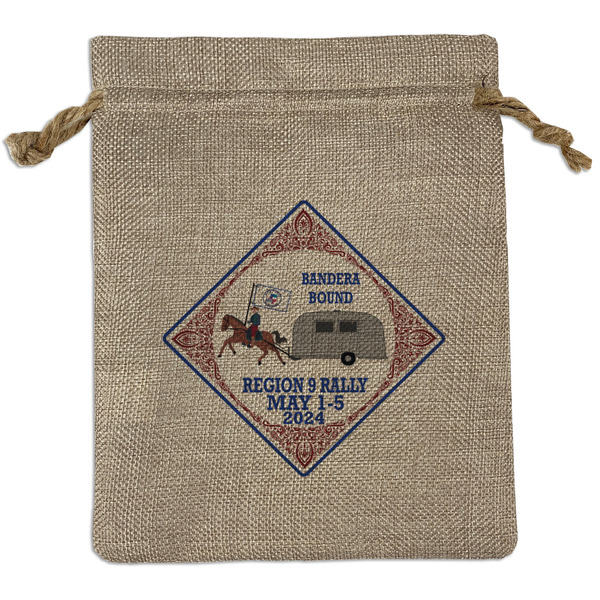 Custom Bandera Region 9 Rally Burlap Gift Bag