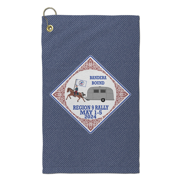 Custom Bandera Region 9 Rally Microfiber Golf Towel - Small