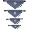 Bandera Region 9 Rally Pet Bandana Sizes