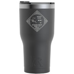 Bandera Region 9 Rally RTIC Tumbler - Black - Laser Engraved - Single-Sided