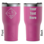 Bandera Region 9 Rally RTIC Tumbler - Magenta - Laser Engraved - Double-Sided