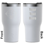 Bandera Region 9 Rally RTIC Tumbler - White - Laser Engraved - Double-Sided