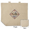 Bandera Region 9 Rally Reusable Cotton Grocery Bag - Front & Back View