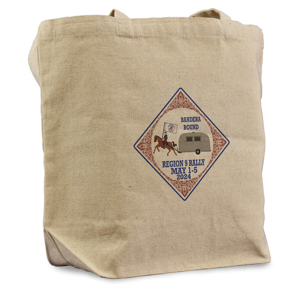 Custom Bandera Region 9 Rally Reusable Cotton Grocery Bag