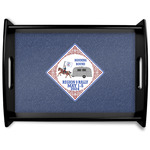 Bandera Region 9 Rally Black Wooden Tray - Large