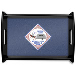 Bandera Region 9 Rally Black Wooden Tray - Small