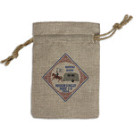 Bandera Region 9 Rally Burlap Gift Bag - Small - Single-Sided