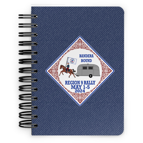 Custom Bandera Region 9 Rally Spiral Notebook - 5" x 7"