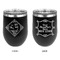 Bandera Region 9 Rally Stainless Wine Tumblers - Black - Double Sided - Approval