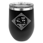 Bandera Region 9 Rally Stemless Stainless Steel Wine Tumbler - Black - Double-Sided