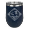 Bandera Region 9 Rally Stainless Wine Tumblers - Navy - Double Sided - Front