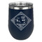 Bandera Region 9 Rally Stainless Wine Tumblers - Navy - Single Sided - Front