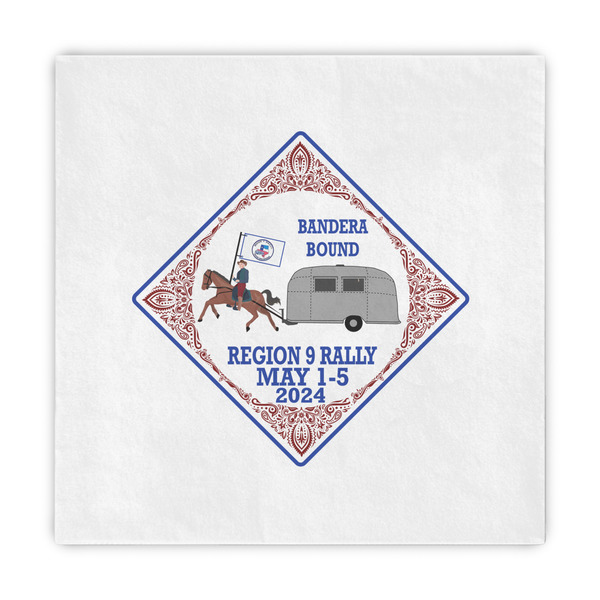 Custom Bandera Region 9 Rally Decorative Paper Napkins