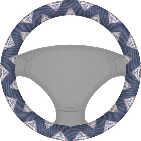 Custom Bandera Region 9 Rally Steering Wheel Cover