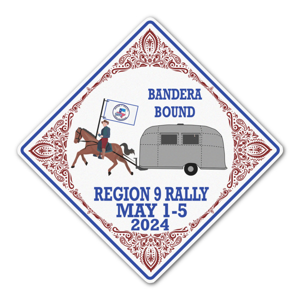 Custom Bandera Region 9 Rally Graphic Decal - Custom Sizes