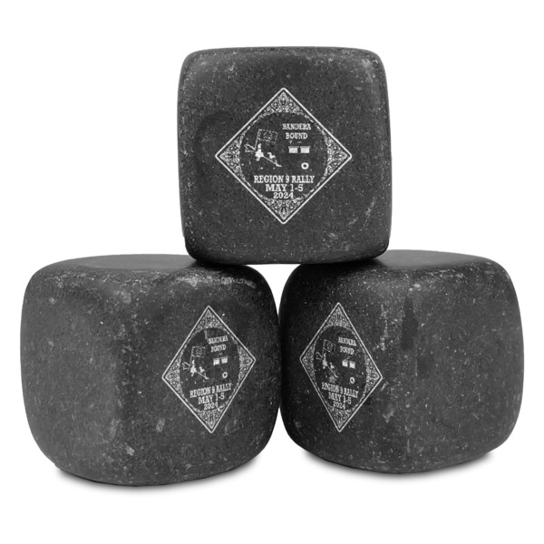 Custom Bandera Region 9 Rally Whiskey Stone Set - Set of 3