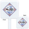 Bandera Region 9 Rally White Plastic Stir Stick - Double Sided - Front & Back