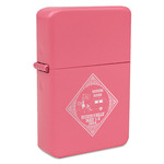 Bandera Region 9 Rally Windproof Lighter - Pink - Single-Sided