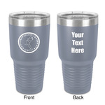 Region 3 Logo 30 oz Stainless Steel Tumbler - Grey - Double-Sided