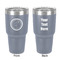 Region 3 Logo 30 oz Stainless Steel Ringneck Tumbler - Grey - Double Sided - Front & Back