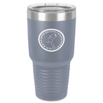 Region 3 Logo 30 oz Stainless Steel Tumbler - Grey - Single-Sided