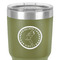 Region 3 Logo 30 oz Stainless Steel Ringneck Tumbler - Olive - Close Up