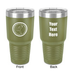 Region 3 Logo 30 oz Stainless Steel Tumbler - Olive - Double-Sided