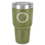 Region 3 Logo 30 oz Stainless Steel Tumbler - Olive - Single-Sided