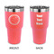 Region 3 Logo 30 oz Stainless Steel Ringneck Tumblers - Coral - Double Sided - APPROVAL