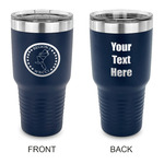 Region 3 Logo 30 oz Stainless Steel Tumbler - Navy - Double-Sided