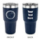 Region 3 Logo 30 oz Stainless Steel Ringneck Tumblers - Navy - Double Sided - APPROVAL