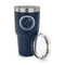 Region 3 Logo 30 oz Stainless Steel Ringneck Tumblers - Navy - LID OFF