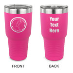 Region 3 Logo 30 oz Stainless Steel Tumbler - Pink - Double-Sided