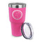 Region 3 Logo 30 oz Stainless Steel Ringneck Tumblers - Pink - LID OFF