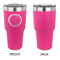 Region 3 Logo 30 oz Stainless Steel Ringneck Tumblers - Pink - Single Sided - APPROVAL