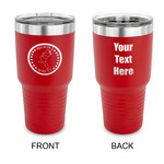 Region 3 Logo 30 oz Stainless Steel Tumbler - Red - Double-Sided