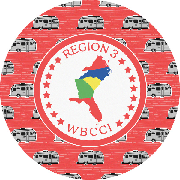 Custom Region 3 Logo Multipurpose Round Labels - 5"