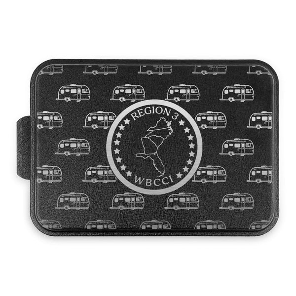 Custom Region 3 Logo Aluminum Baking Pan with Black Lid