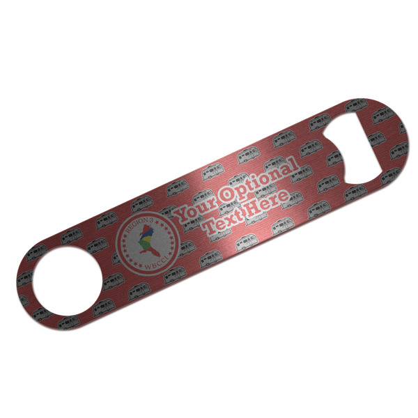 Custom Region 3 Logo Bar Bottle Opener - Silver