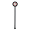 Region 3 Logo Black Plastic 5.5" Stir Stick - Round - Single Stick