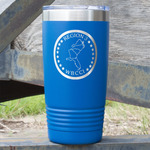 Region 3 Logo 20 oz Stainless Steel Tumbler - Royal Blue - Single-Sided