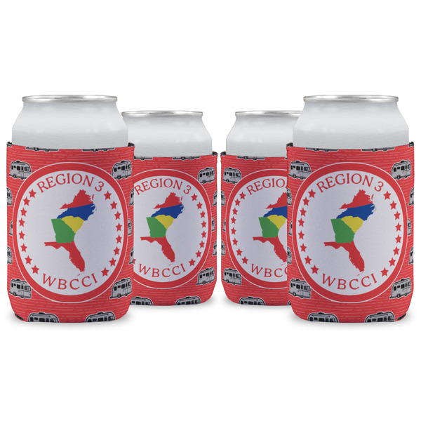 Custom Region 3 Logo Can Coolers - 12 oz - Set of 4