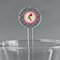 Region 3 Logo Clear Plastic 7" Stir Stick - Round - Main