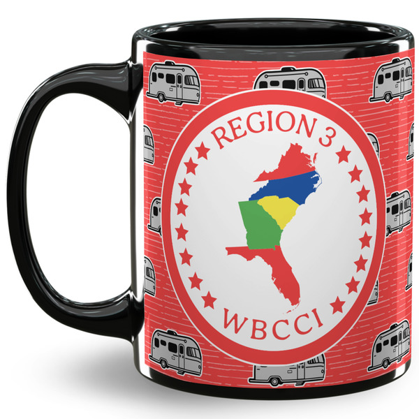 Custom Region 3 Logo 11 oz Coffee Mug - Black